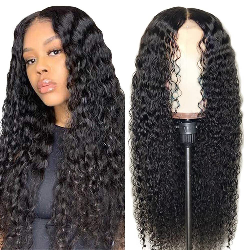 2022 Human Hair Lace Front Wig Womens Brazilian Human Long Curly Wavy Hair Wigs