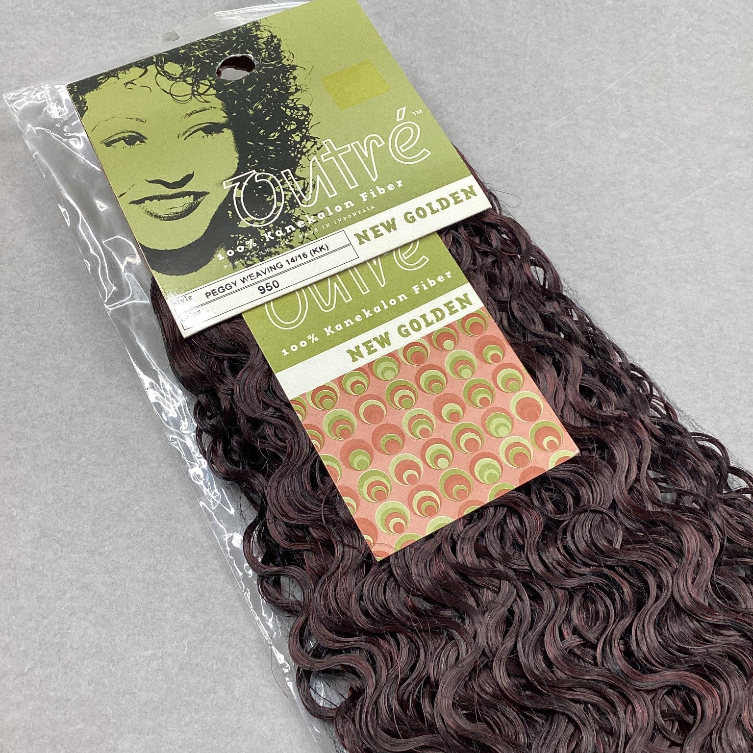 Outré PEGGY WEAVING 14/16 Hair Extensions 100% Kanekalon Fiber 950 NEW GOLDEN