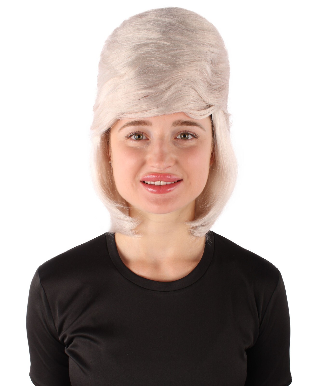 Adult Women’s 60s Singler Signature Blonde Beehive Wig, Flame-retardant,HW-7152