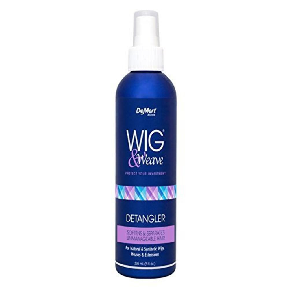 DeMert Wig & Weave Detangler, 8 Ounce 8 Fl Oz (Pack of 1), Multi