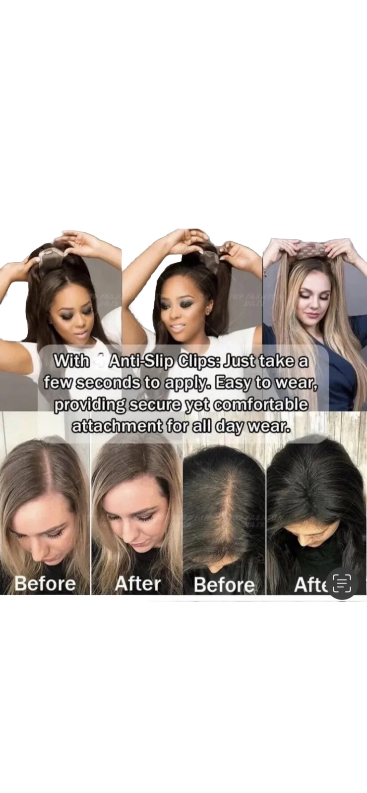 Black/Brown 100% Human hair Mono Crown top/ toupee /topper/Wiglet Hand Tied