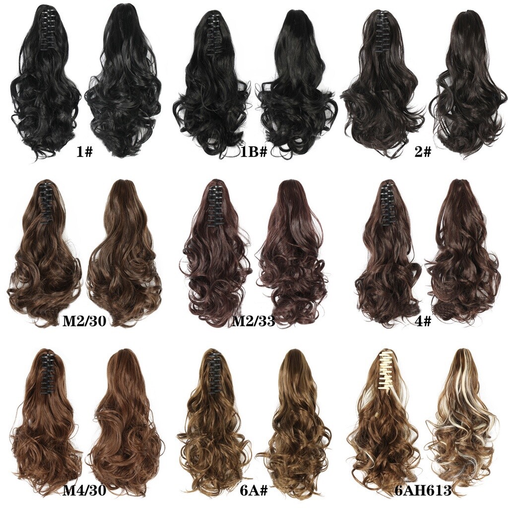 12Inch Short Curly Synthetic Ponytail Clip In Hair Extensions PonyTail Hairpiece