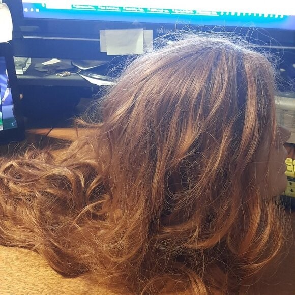 NEW ! Long 28 Inch Wig Dark Blonde