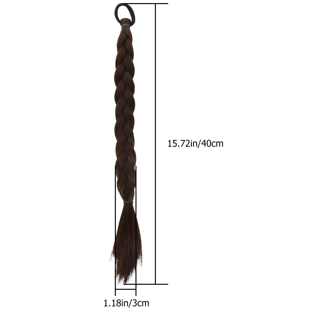 Synthetic Long Straight Hair Extensions Ponytail Braided Ponytail Extension