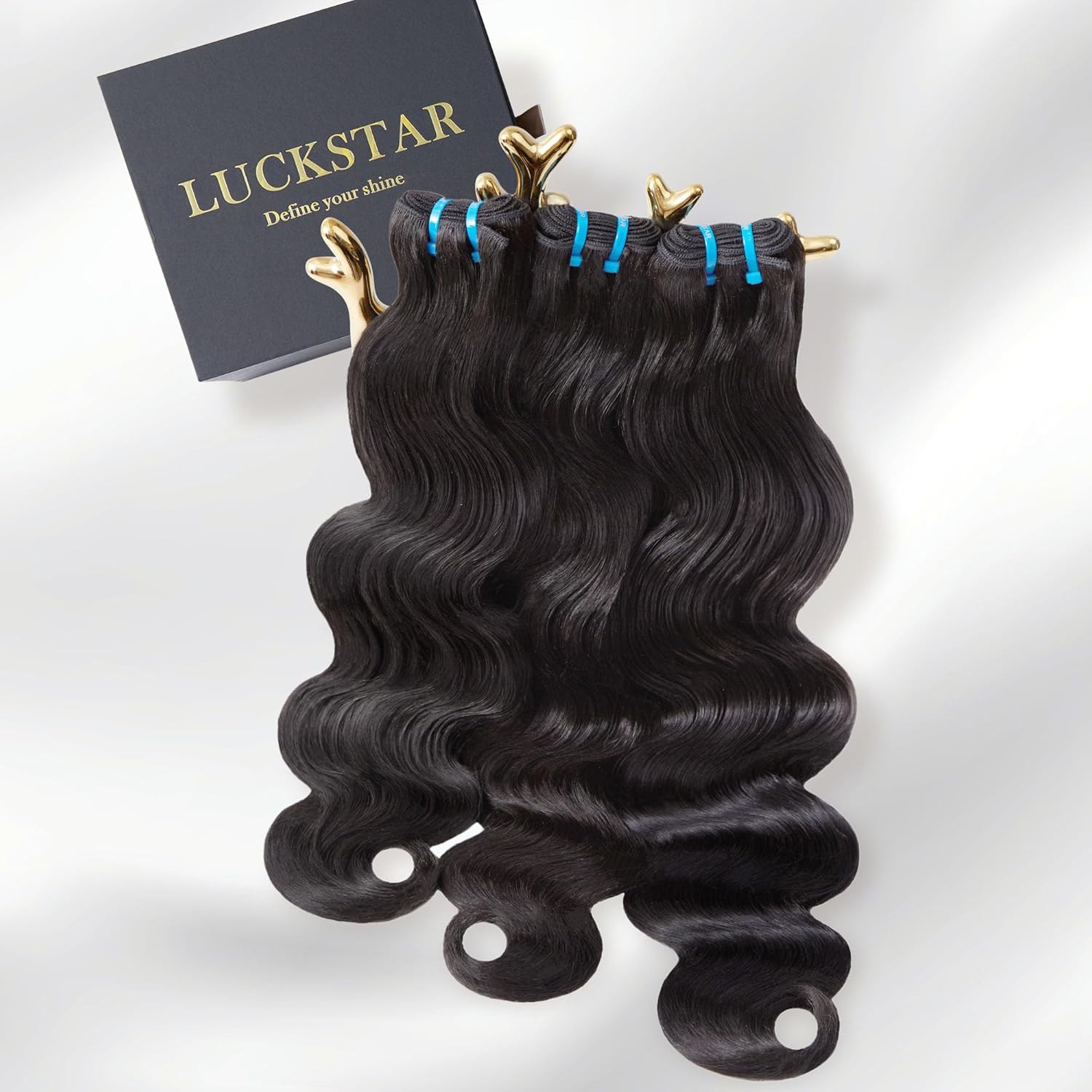 Body Wave Real Human Hair Raw Bundles, 3 Bundles 18 20 22 Inch, Double Drawn Ult