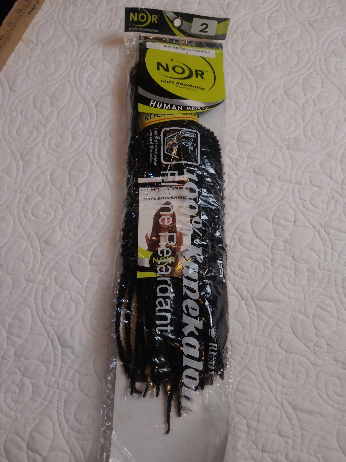Noir 100% Kanekalon Tantalizing Twist (senegal) Braid ( Color #2) Janet Collect