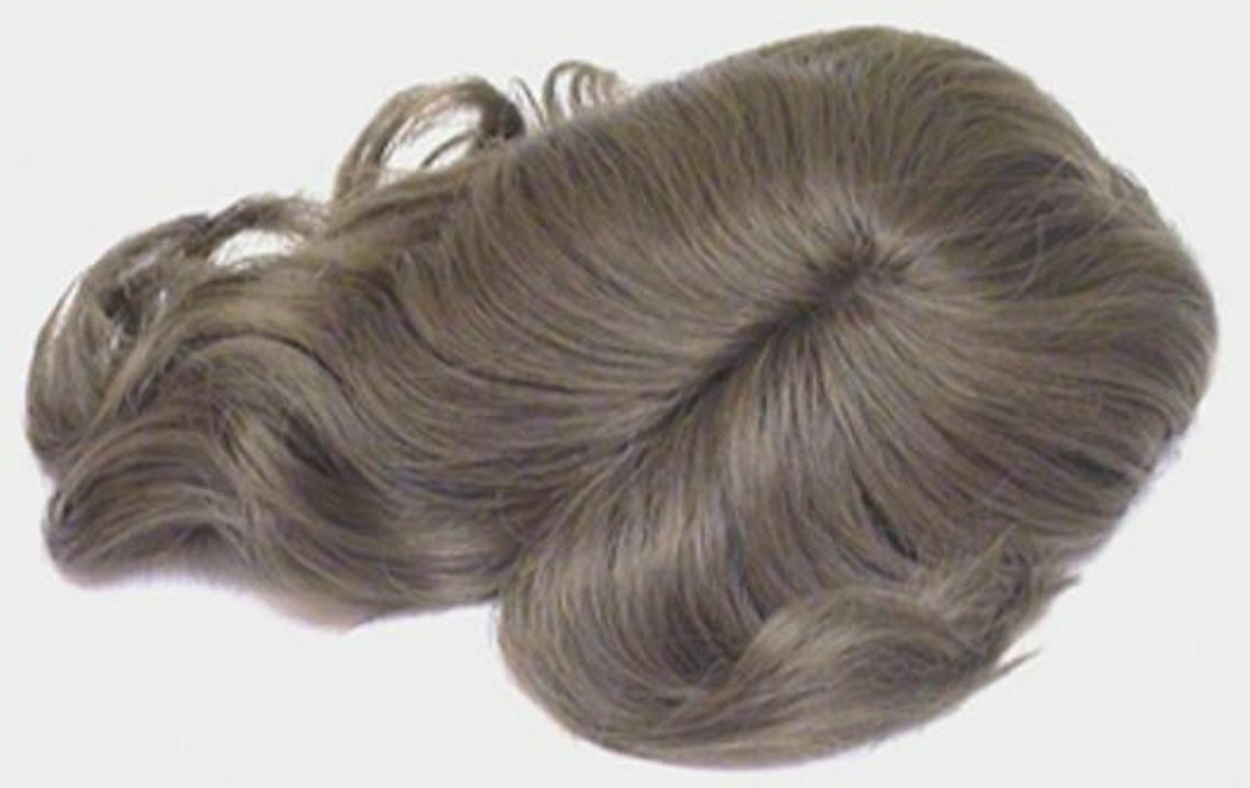 MENS MONOFILAMENT HAND TIED MALE STRAIGHT HAIR WIG TOUPEE HAIRPIECE 6″ X 9″ BASE