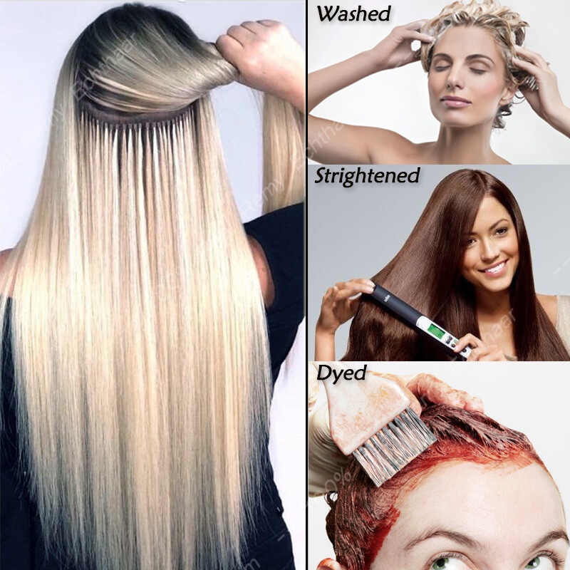 CLEARANCE Easy Loop Ring Micro Beads Real Remy Human Hair Extensions Blonde 100S