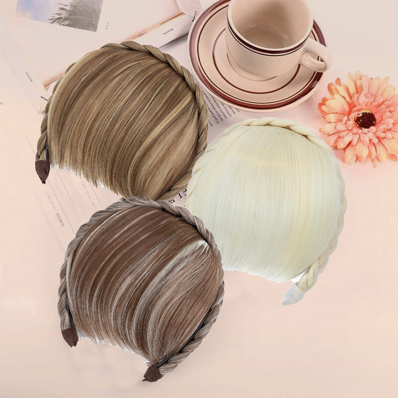 Braid Headband Instant Secret Hair Bangs With Headband Braid Hair French Fringe