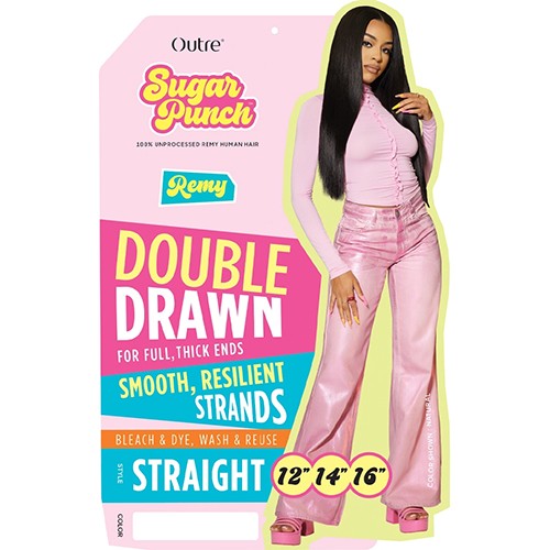 Sugarpunch 100% Unprocessed Remi Human hair_Straight