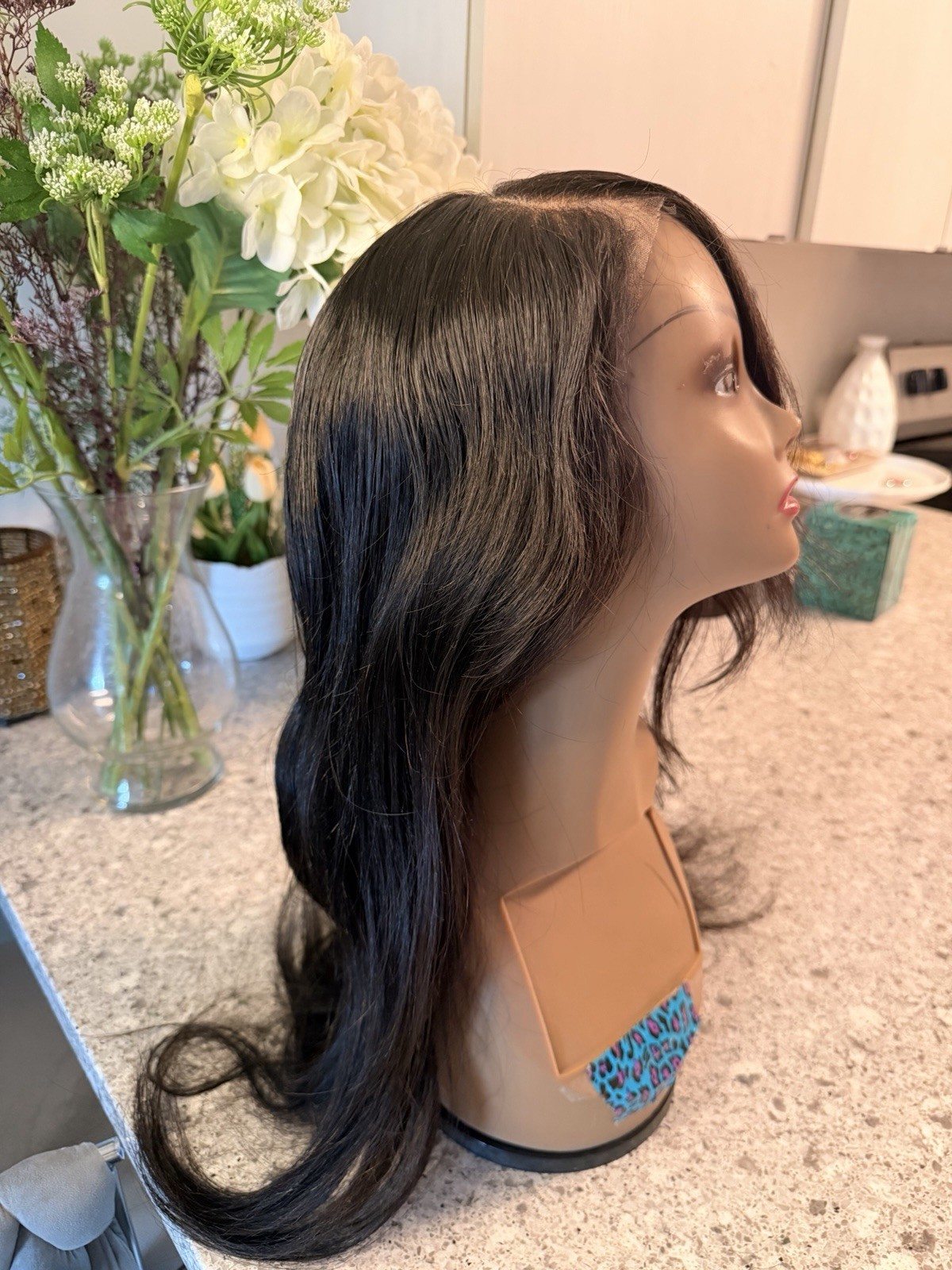High quality Vietnames Human Wavy Hair 24 Inches Lace not bleached yet New