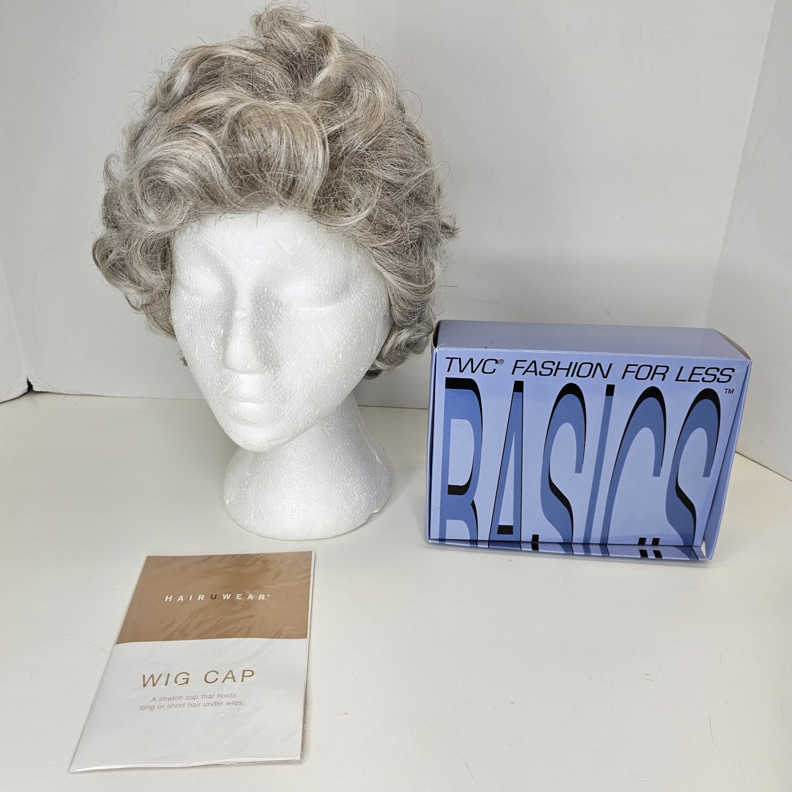 The Wig Company TWC Basics ENCORE Color 56/60 Silvery Gray With Wig Cap