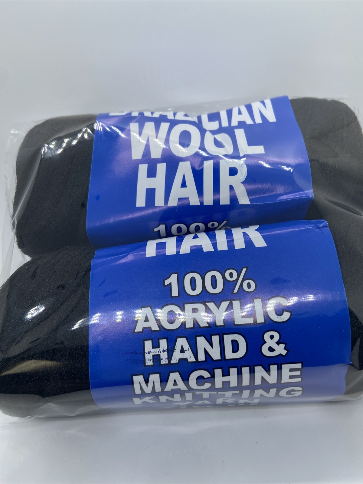 2 Rolls Brazil Brazilian Wool Hair Yarn for Braiding and Weaving 200G