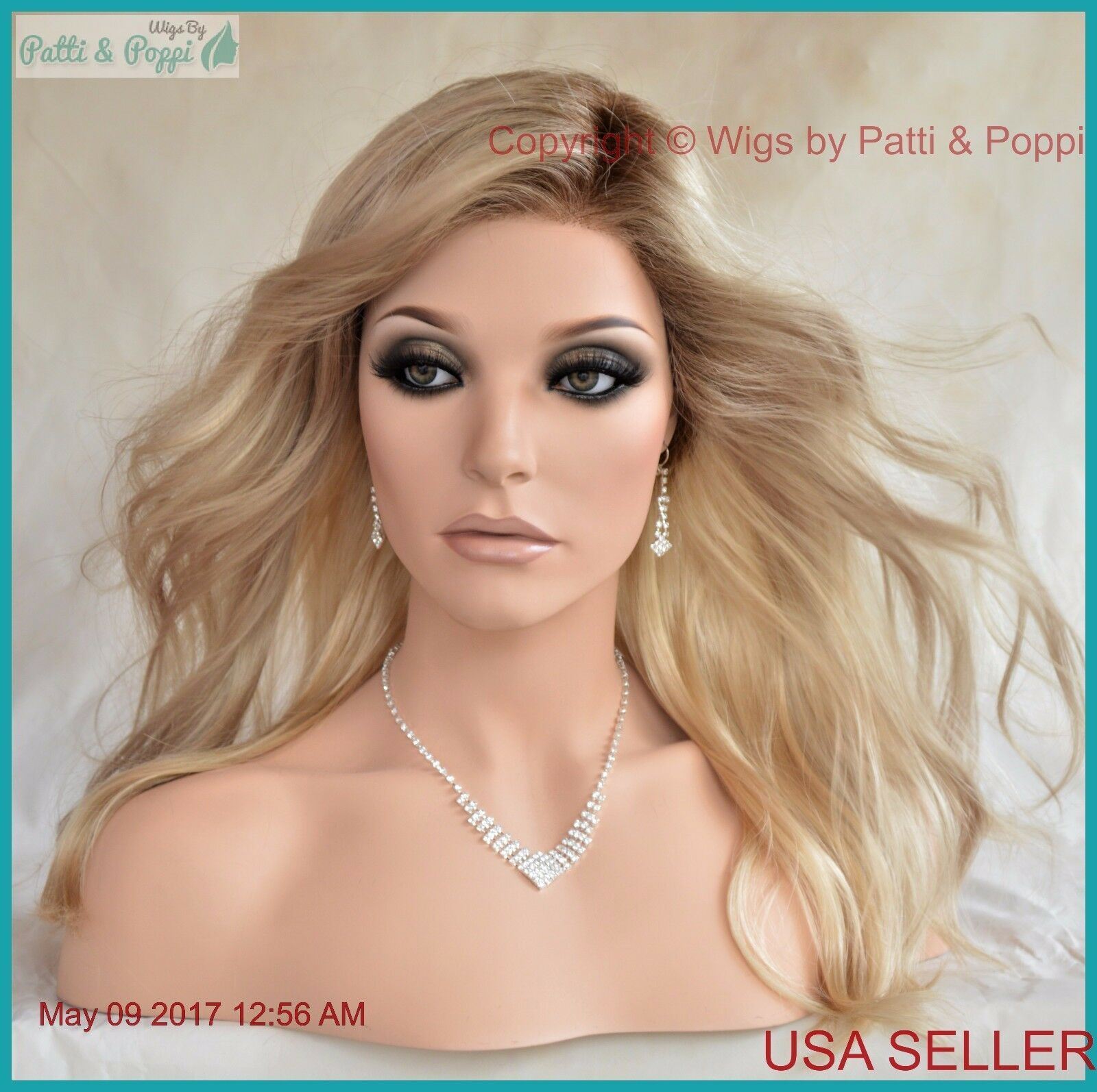 Arrow Ellen Wille Synthetic Wigs Lace Front Hand Tied Monopart Champagne Rooted