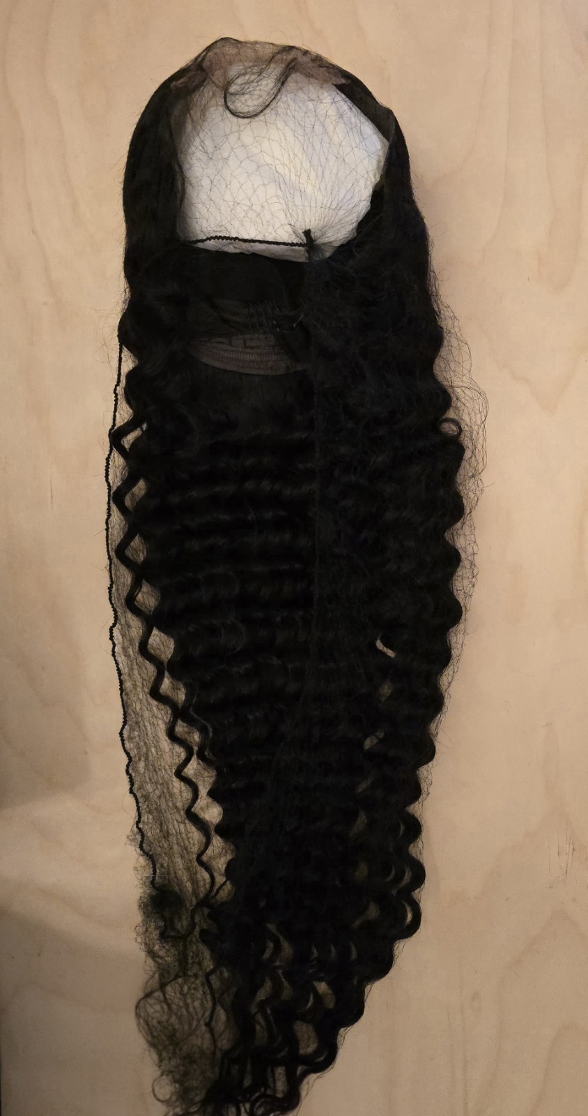 100% Human Hair Wig Deep Wave 32 inches 5×5 HD Lace Front