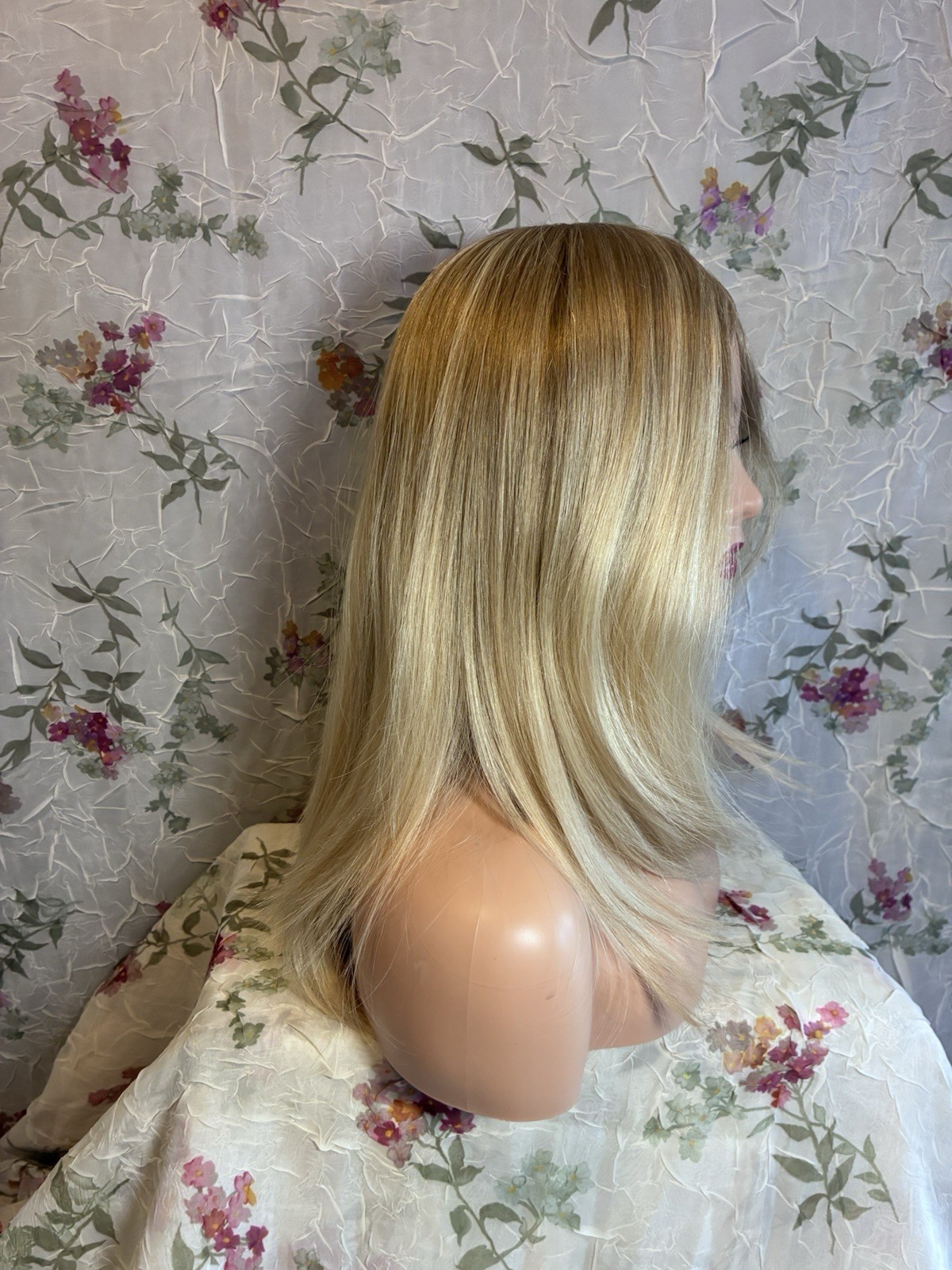 14” Blonde Sheitel | 100% Mongolian Remy Human Hair | Premium Wig