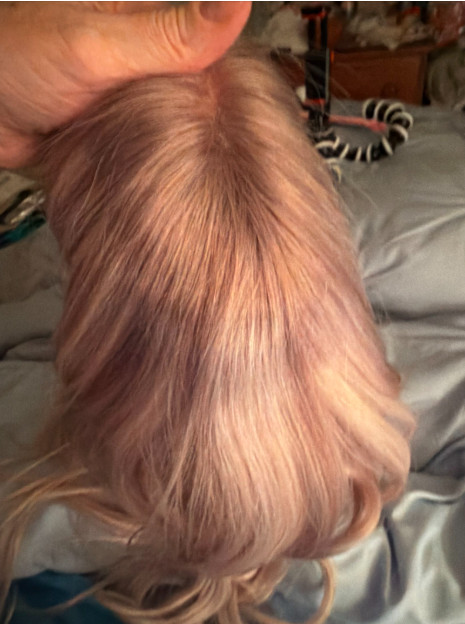 Pink Blonde Wavy Bob Balayage Highlights Wave Lace Front 100% Human Hair Wigs