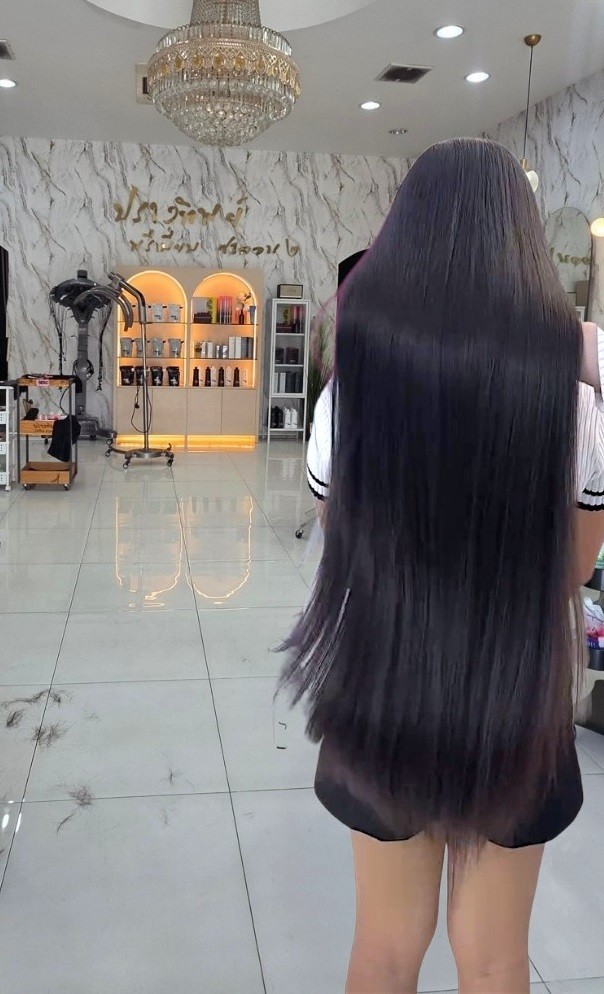 Human hair Ponytail Fresh haircut Very thick, HUGE extra SOFT ponytail 24in!