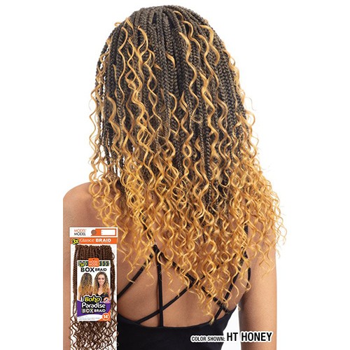 Glance braid 3X Boho Paradise Box Braid 14″