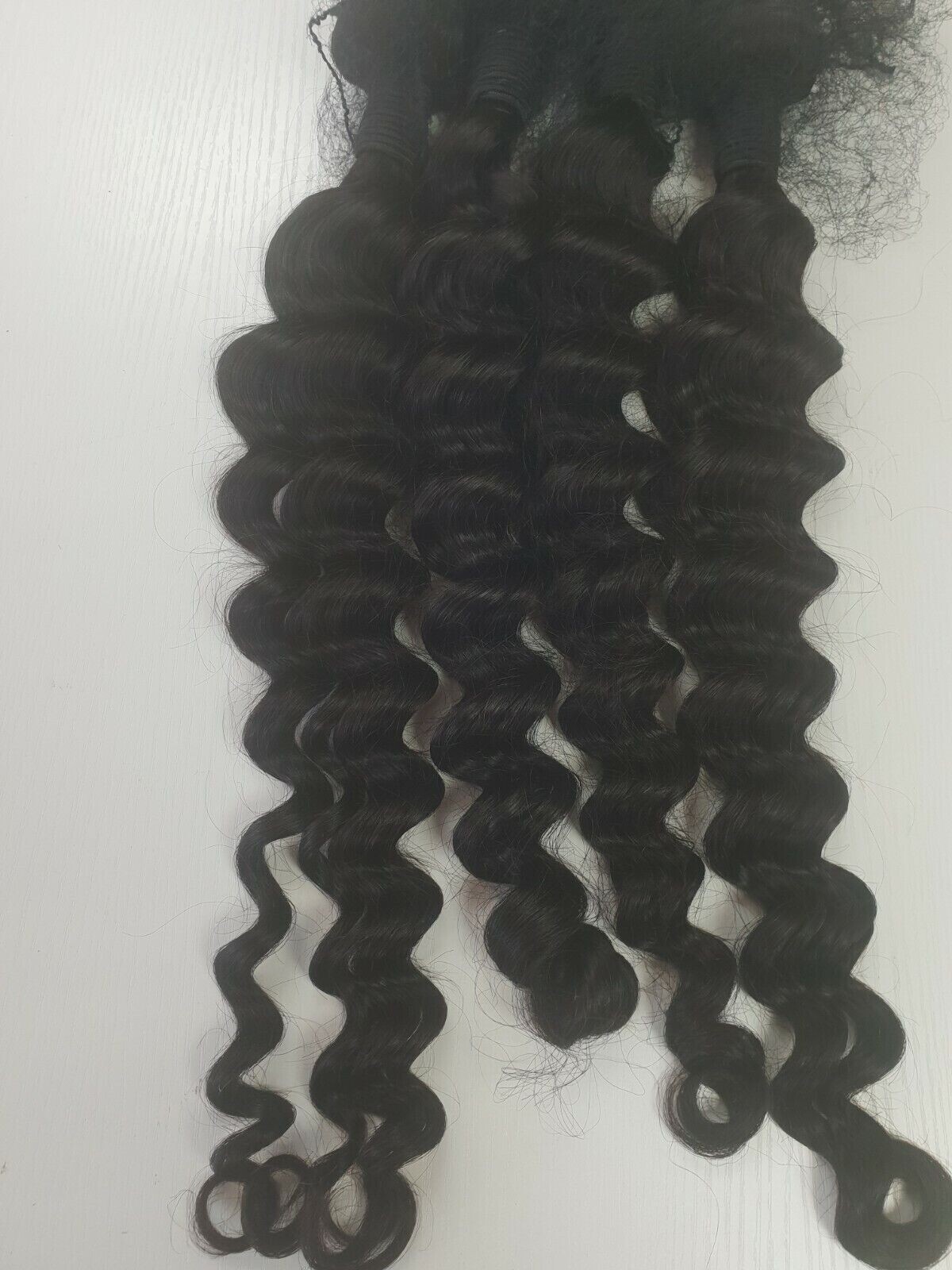 12A RAW CAMBODIAN VIRGIN HUMAN HAIR DEEP LOOSE WAVE 26+26+28+28 4BUNDLES 400g 1B