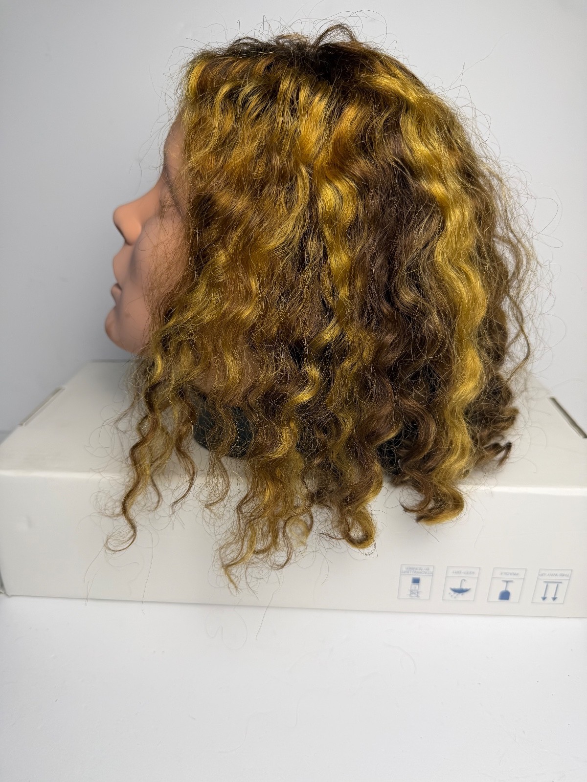 Curly Short Bob Wig, Lace Front, High Quality, 100% Human Hair
