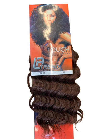 LA TREND SOFT TOUCH FRENCH WEAVE 10″ INCH HUMAN HAIR