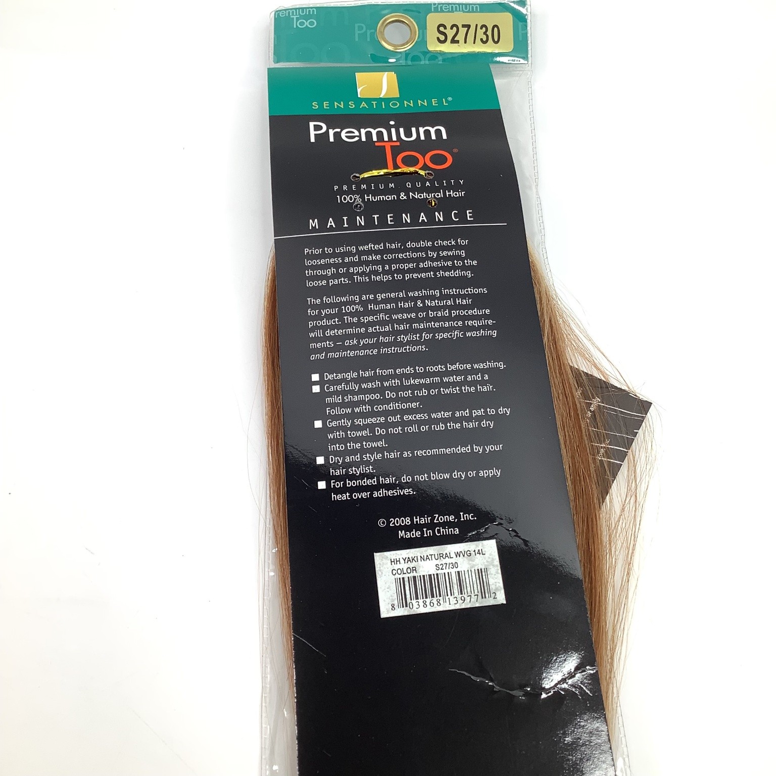 Sensationnel Premium Too Yaki Natural Hair Extensions S27/30 14L
