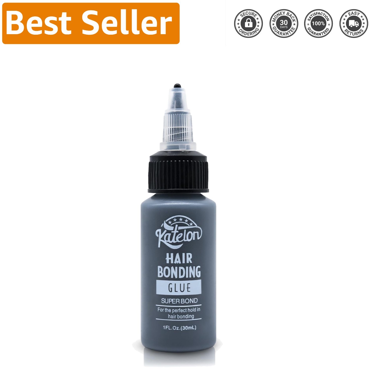 Professional Hair Glue 1oz – Non-Toxic, Sweat-Resistant Adhesive for Extensions