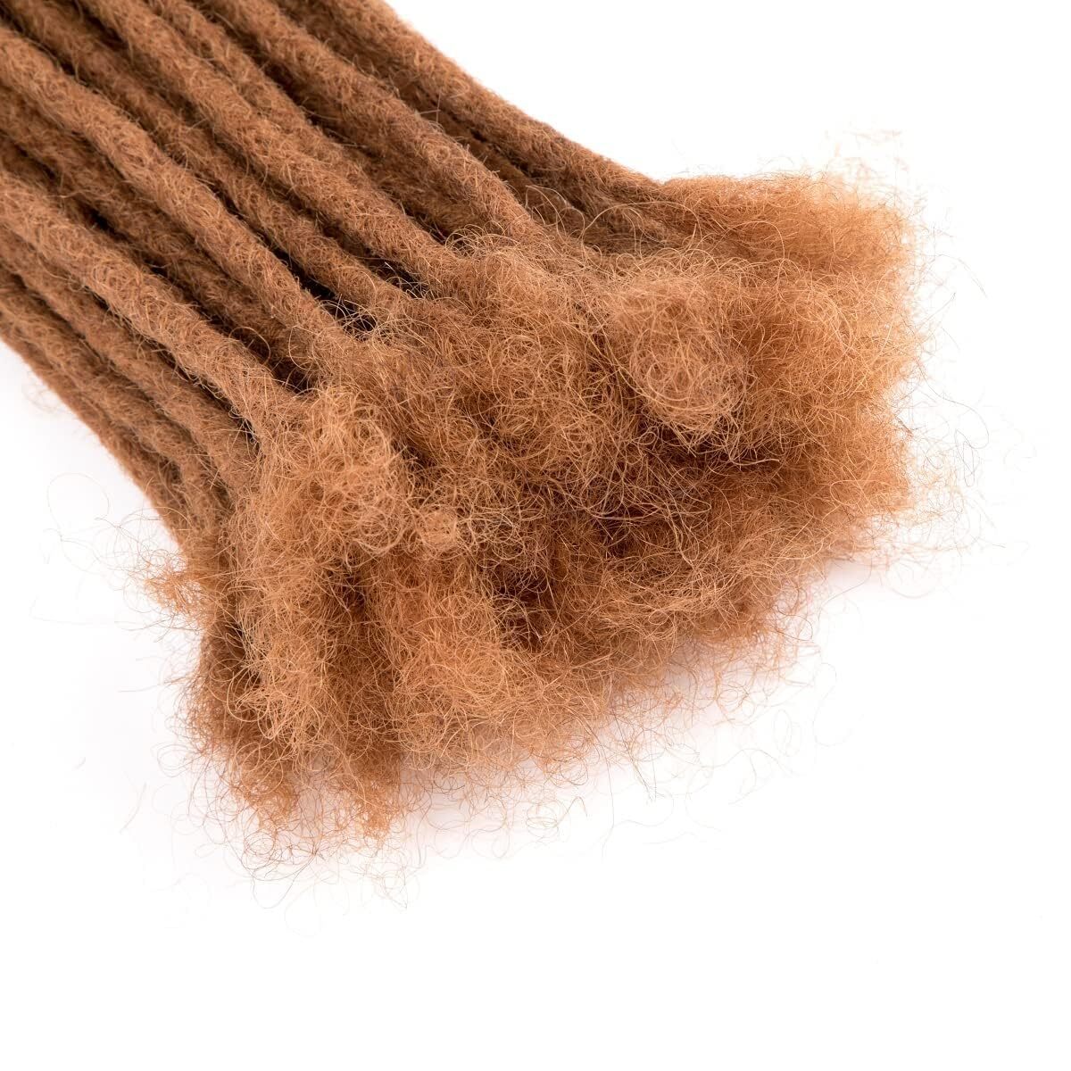 Crochet Braid Handmade Dreadlocks Hair 0.2/0.4/0.6/0.8cm human hair Extensions