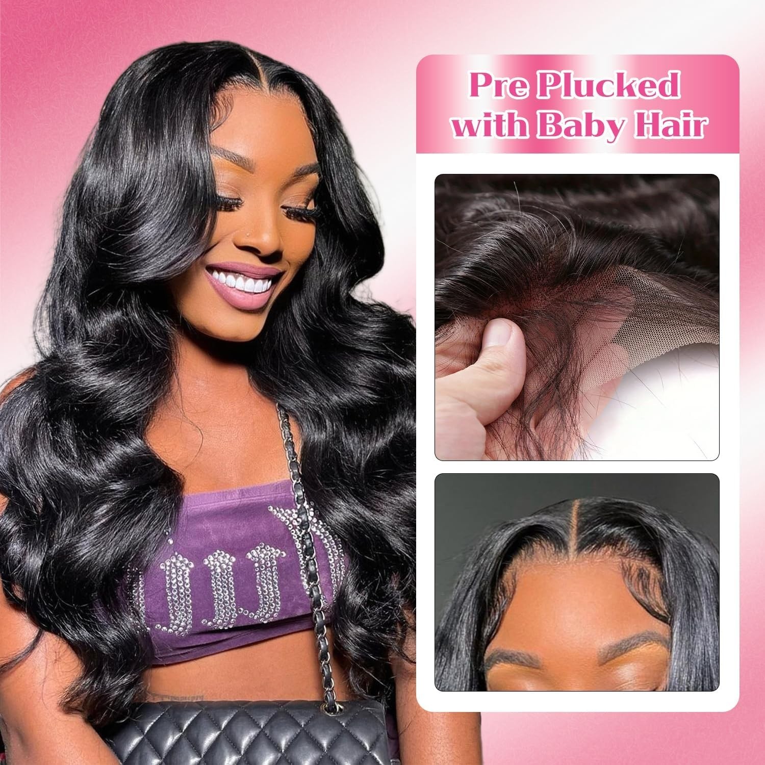 4×4 Lace Closure Human Hair Body Wave HD Lace Closure 14 Inch Free … Fast Ship