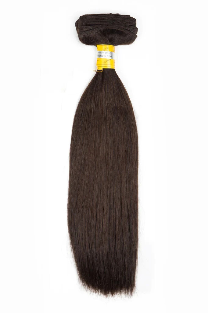 Bohyme Gold Machine-Tied Weft Silky Straight Remi Human Hair 18″ color 2