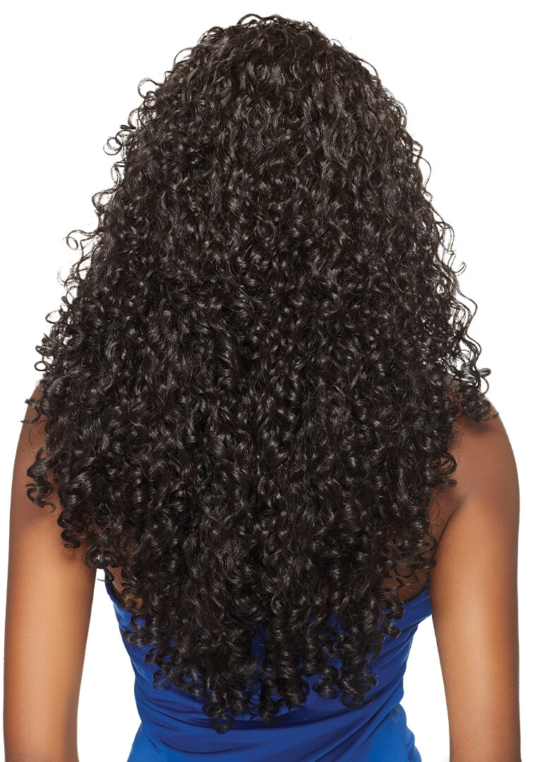 PENNY 26″ – OUTRE SYNTHETIC QUICK WEAVE HALF WIG LONG CURLY