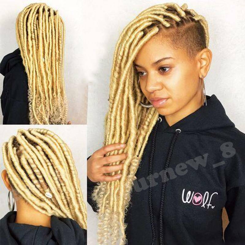 10 Colors Available Thick Goddess Faux Locs Crochet Braids Hair Extensions Woman