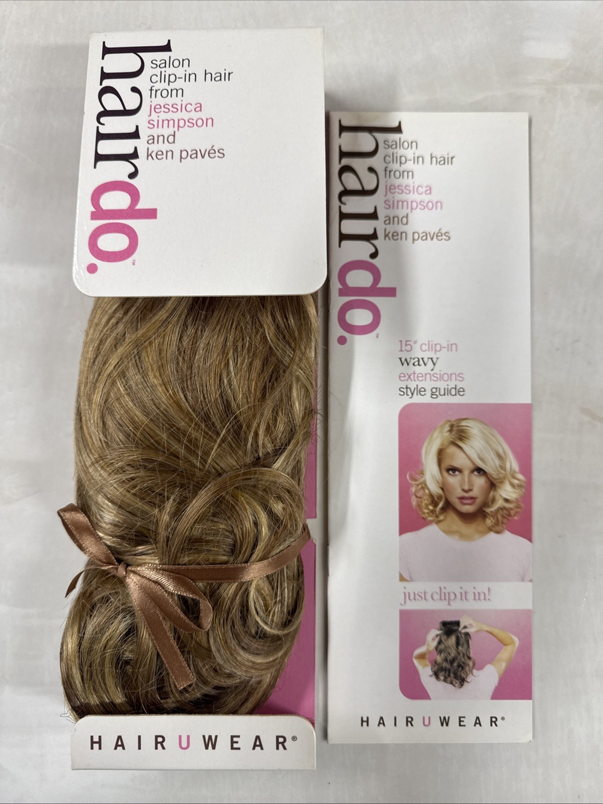 Hair Do Jessica Simpson 15” Clip-in – R14/25 Honey Ginger – WAVY