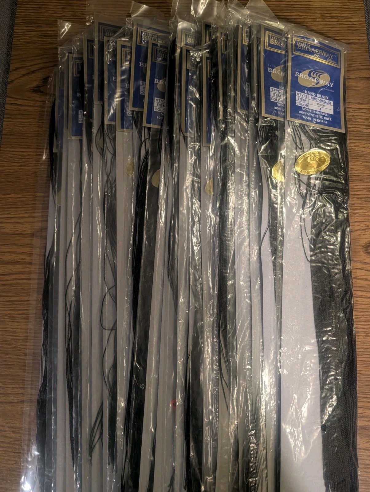 Large Lot of New Hair Braids Hair Ext.- Mixed Brands, Colors, Lengths,Texture