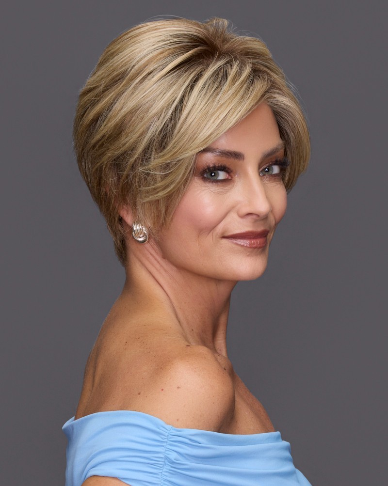 DEMI Human Hair Wig by JON RENAU, ANY COLOR! Hand-Tied Mono Top + Lace Front NEW