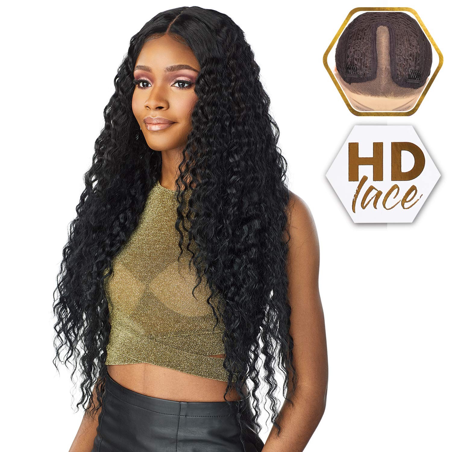 Sensationnel Butta Lace Wig Unit 3 T4/HAZEL Glueless, 5″ Deep Part, Pre-plucked