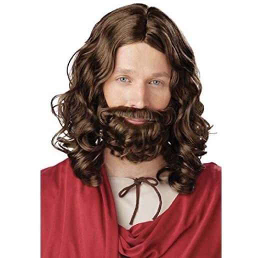My Costume Wigs Men’s Classic Jesus Dark Brown Wig One Size fits all,