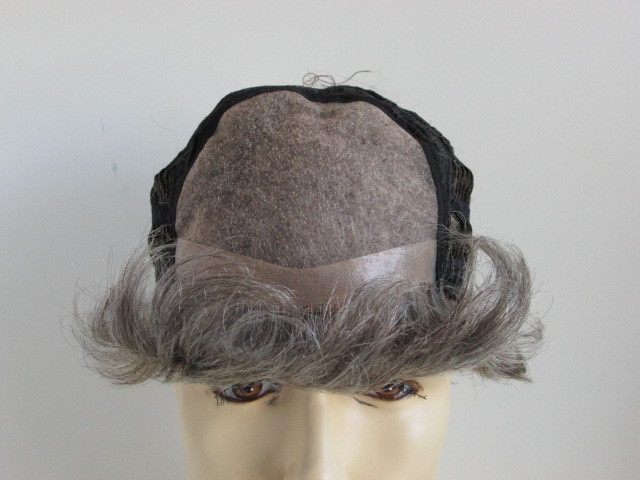 MENS MALE STRAIGHT SHORT HUMAN HAIR MONOFILAMENT HAND TIED PREMIUM QUALITY WIG