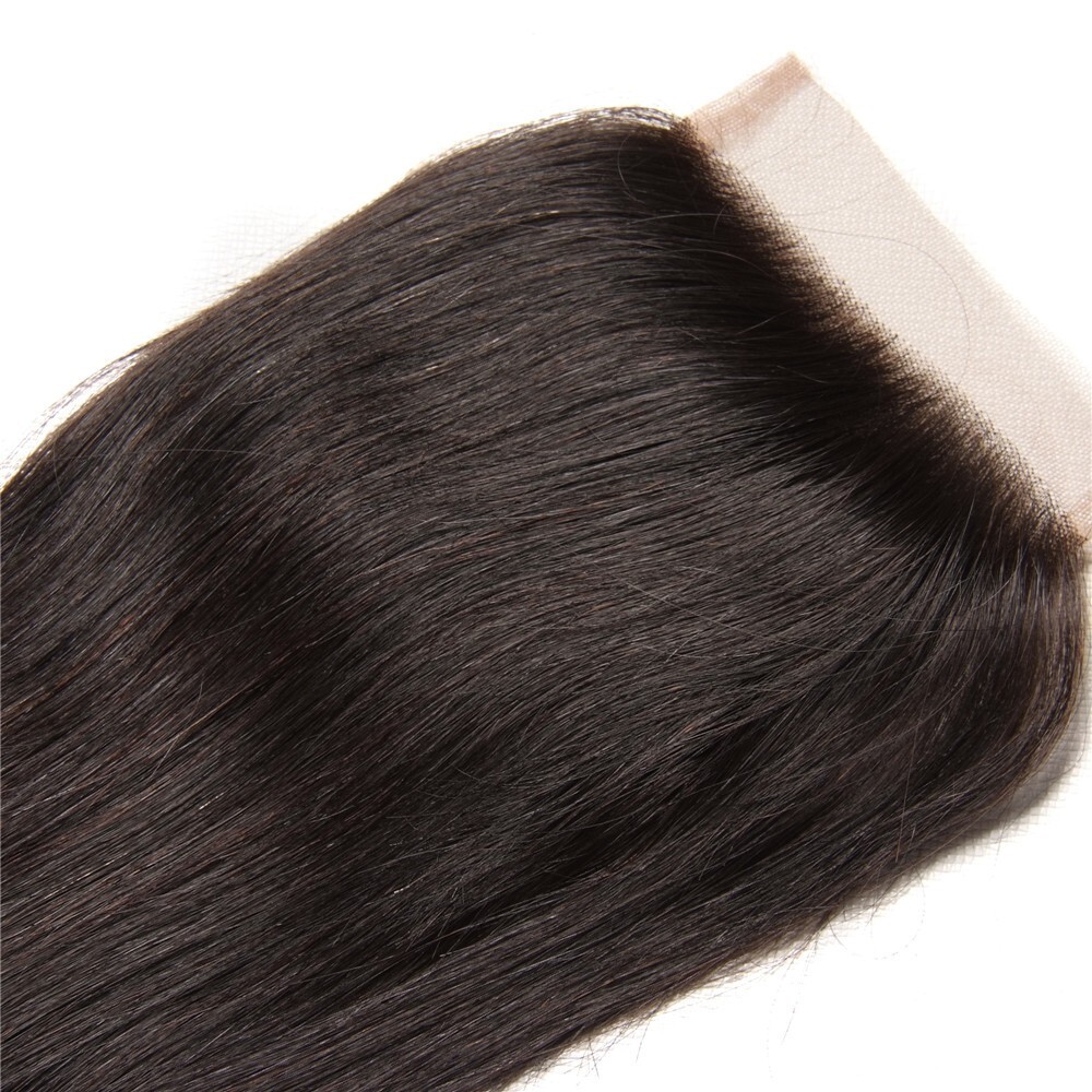 Brazilian Human Hair Straight/Body Wave/Curly/Deep/Loose Wave 4×4 Lace Closure