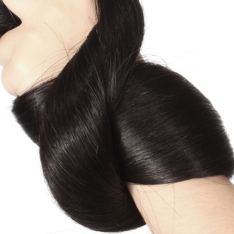 Extra Thick Double Wefted Human Hair Exensions Clip In Remy Weave 200G Full Head