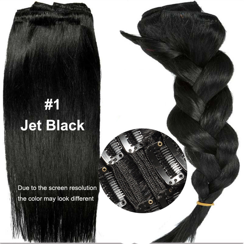 Ombre Real Double Weft Clip in 100% Remy Human Hair Extensions THICK Body Wave