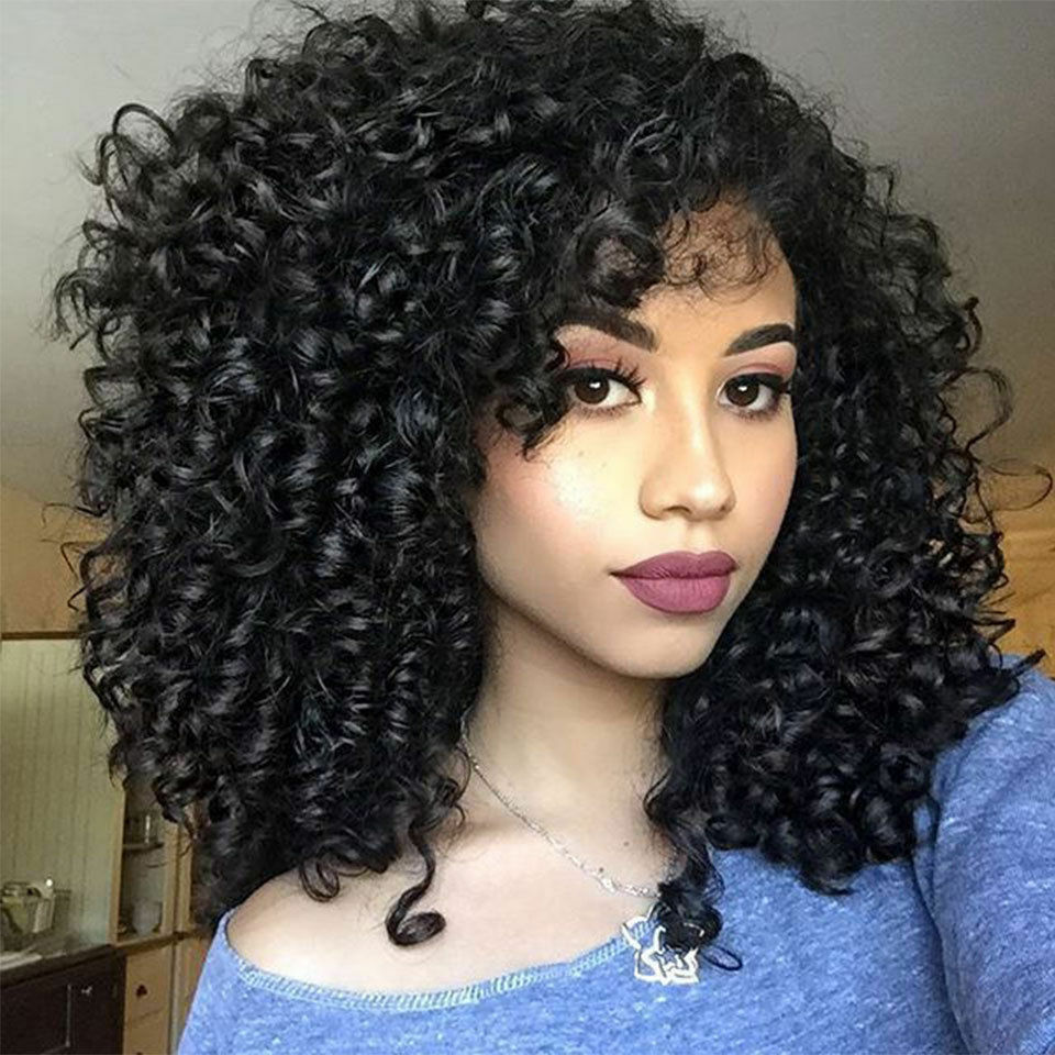 Short Curly Wig Afro Curly Wigs Kinky Curly Hair Wig Afro Wigs for Black Women
