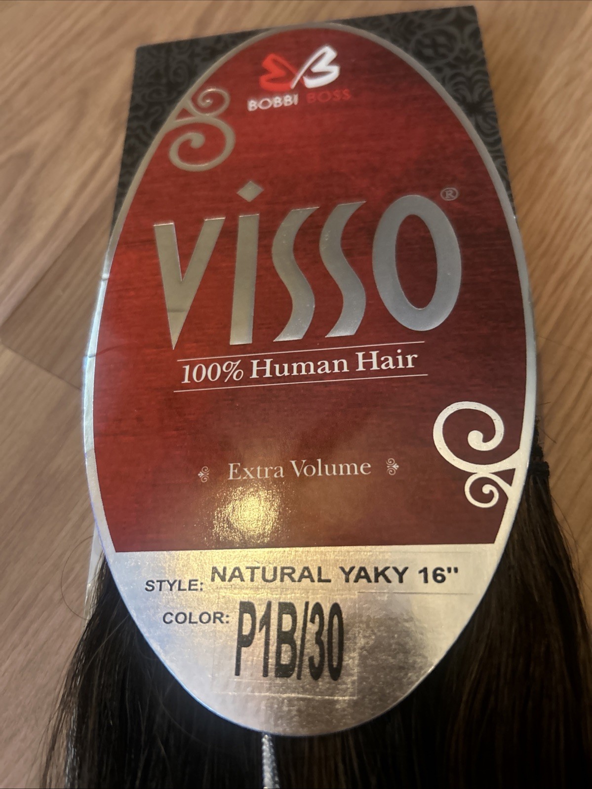 100% Human Hair Extensions. 16”inch. Color #1B/30. 1 Pack For $45
