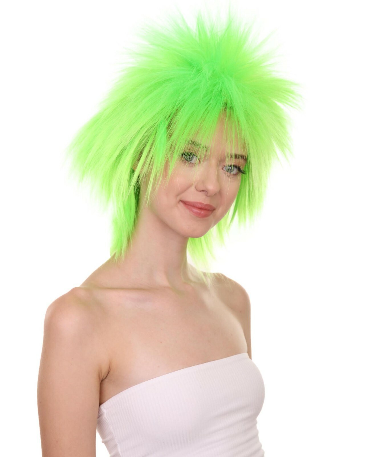 HPO Funky Punk Women’s Wig, Premium Breathable Capless Cap, HW-1244A