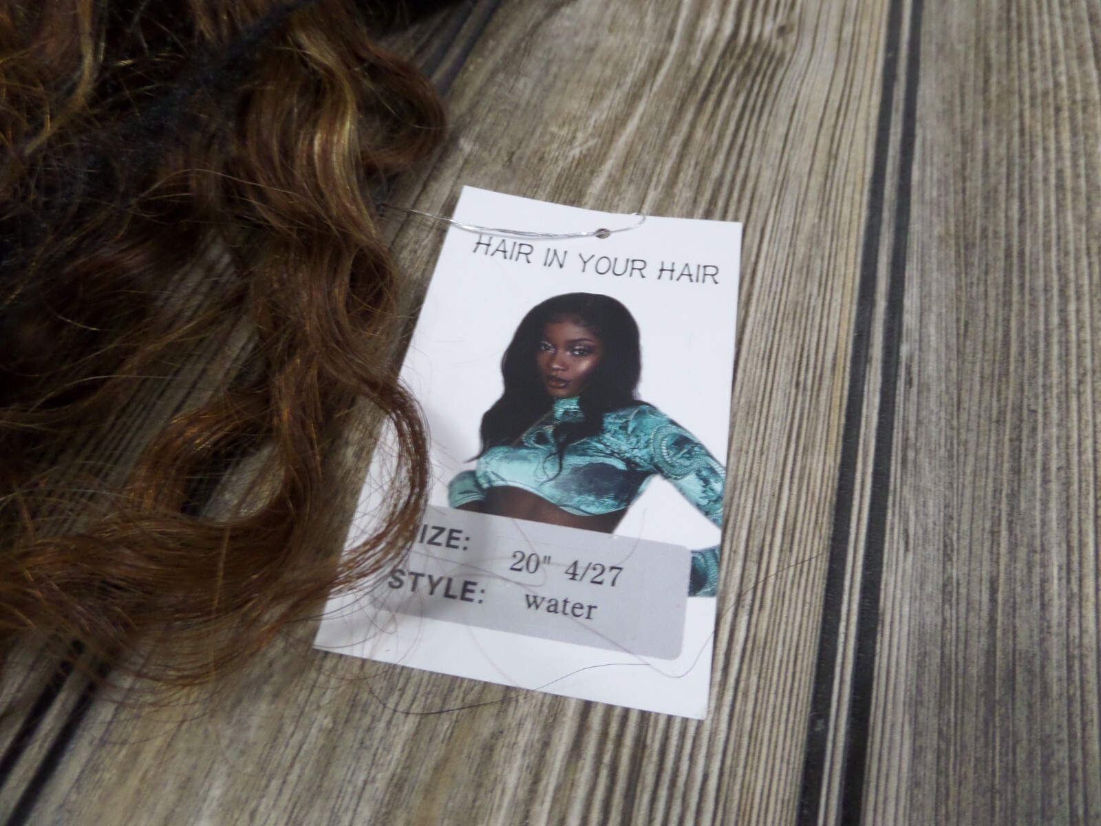 New Hair In Your Hair 20″ Wig 4/27 Water Brown Brunette