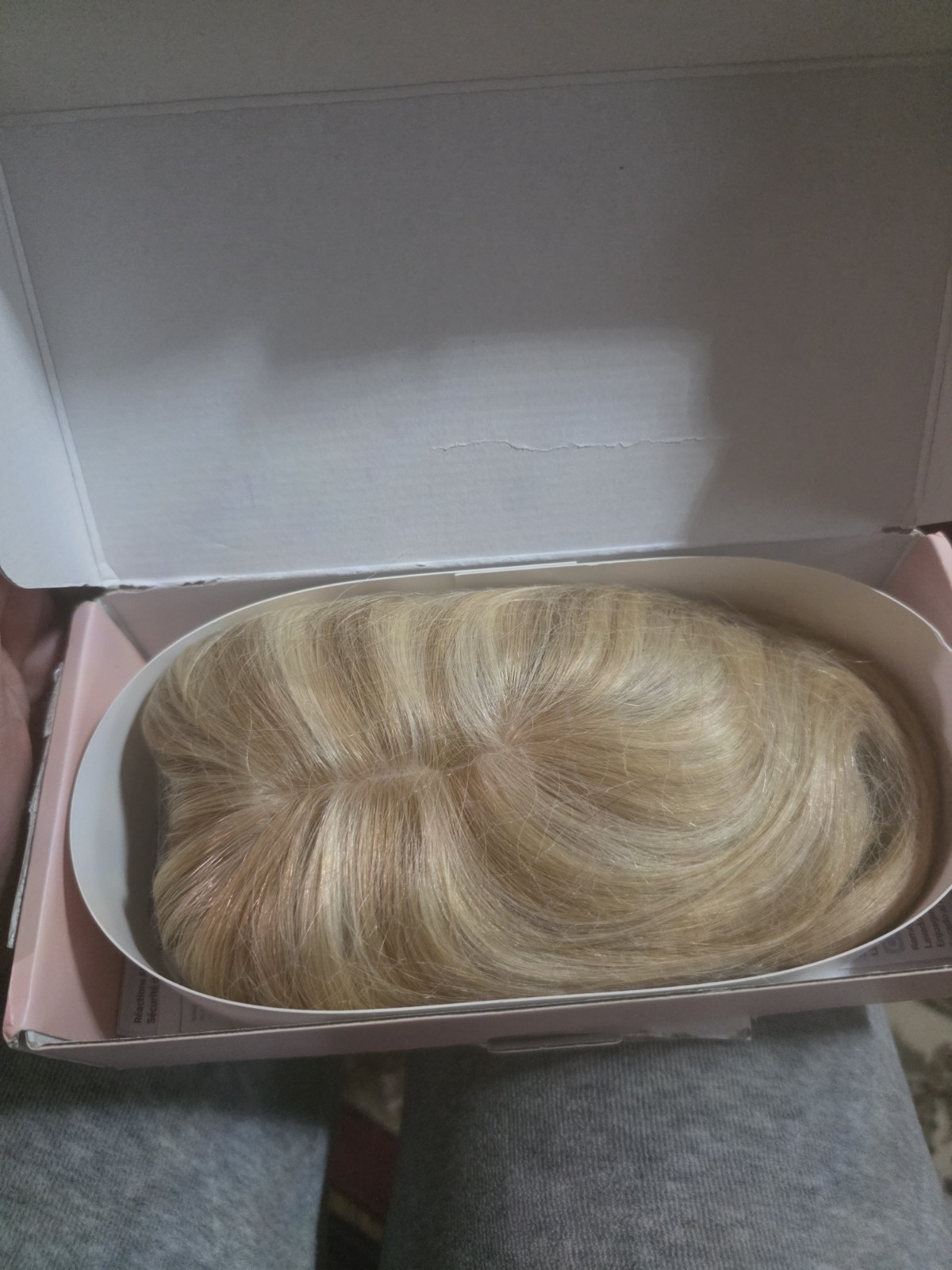 My Lady Human Hair Topper With Bangs 12″