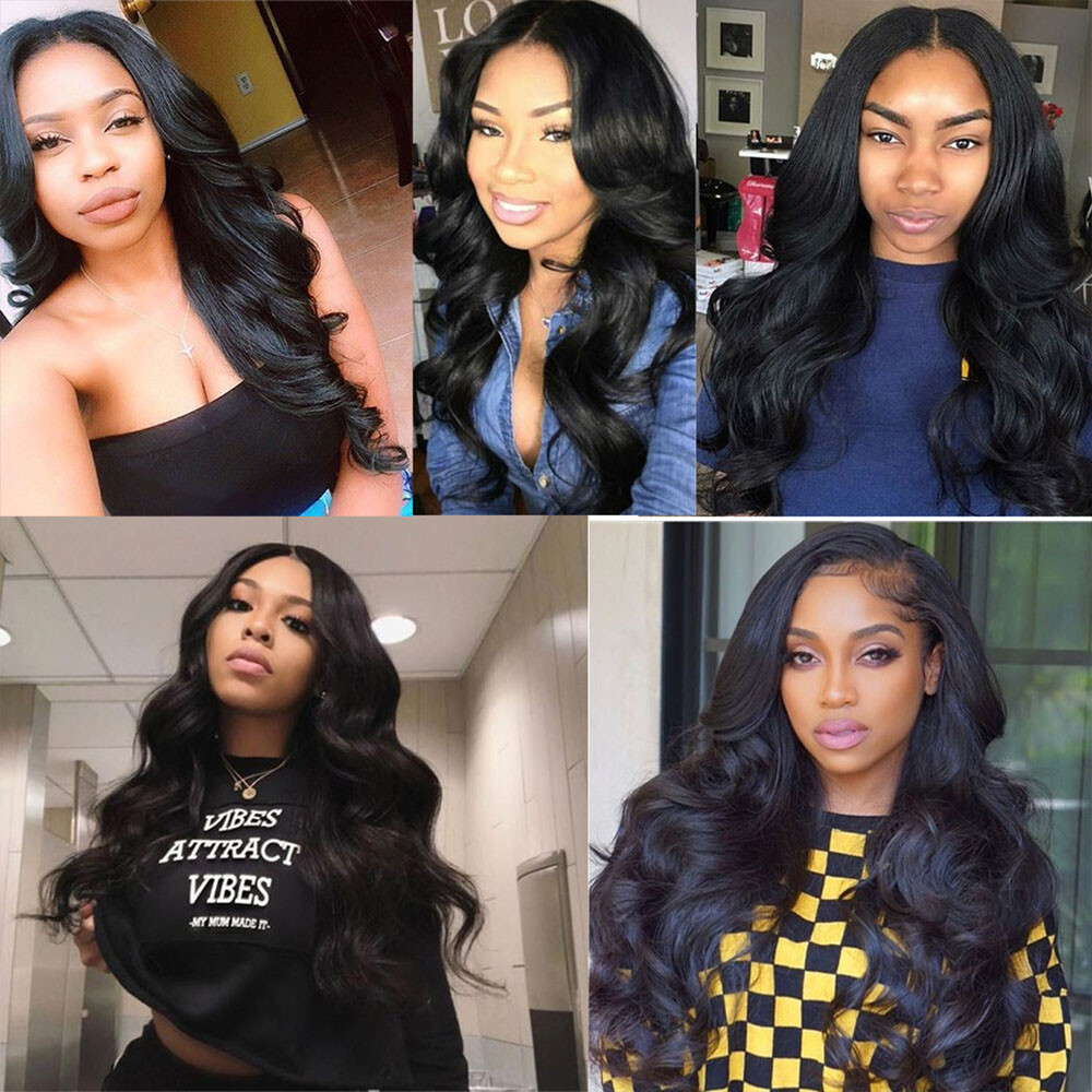 Body Wave U Part Human Hair Wigs 180% Density Brazilian Virgin Hair U Part Wigs