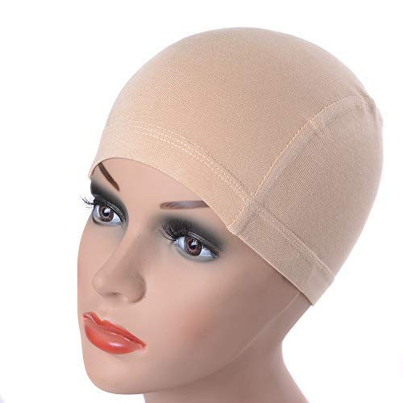 YANTAISIYU Bamboo Fiber Wig Cap Comfortable Elastic Wig Cap Wearing under Wigs (