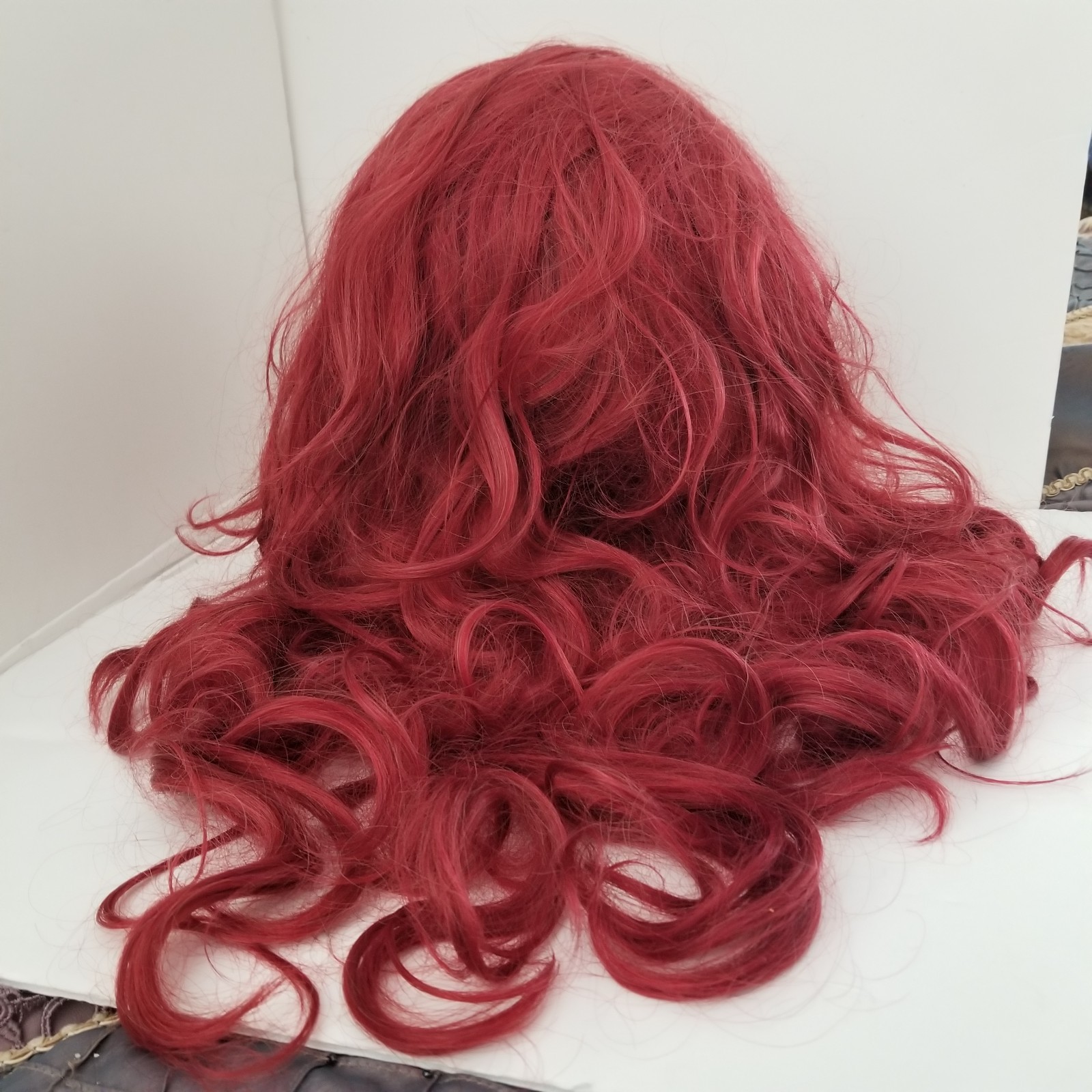 Beautiful Very Long Hair Red Wig Adult Little Mermaid or Brave Character
